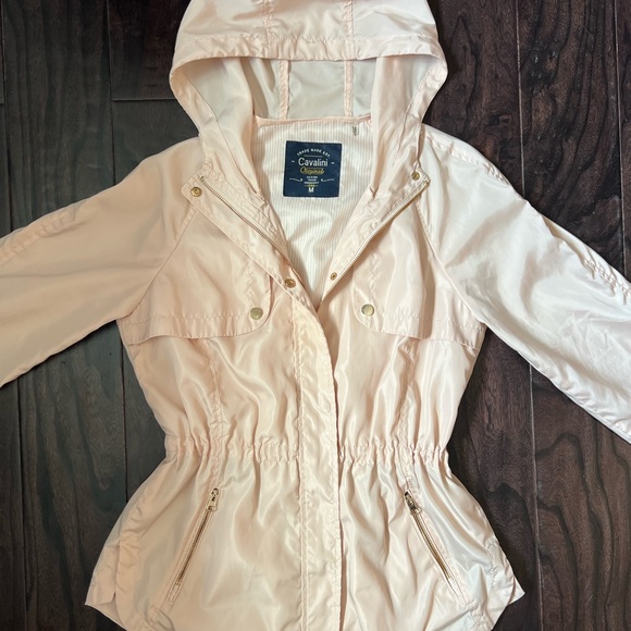 Cavalini Jackets & Blazers - Cavalini Original Hooded Utility Jacket Blush Pink Size M Lightweight